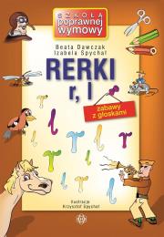 Rerki ''R'' i ''L'' w.2024. Autor: Dawczak Beata, Spychał Izabela. Dadada.pl Okładka książki Rerki ''R'' i ''L'' w.2024