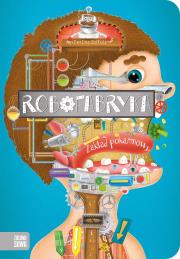 Robofabryka. Zakład pokarmowy. Autor: Ewelina Garbula. Dadada.pl Okładka książki Robofabryka. Zakład pokarmowy