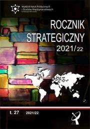 Okładka książki Rocznik Strategiczny 2021/22 Tom 27