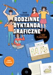 Rodzinne dyktanda graficzne Zabawy w kodowanie. Autor: Jacek Furmański. Dadada.pl Okładka książki Rodzinne dyktanda graficzne Zabawy w kodowanie