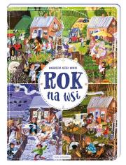 Rok na wsi. Autor: Magdalena Kozieł-Nowak. Dadada.pl Okładka książki Rok na wsi