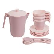 Opakowanie Różana Wata Cukrowa Serwis kawowy 19el