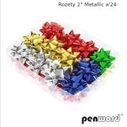 Rozety metallic (24szt). Wydawca: PENWORD. Dadada.pl Opakowanie Rozety metallic (24szt)