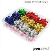 Rozety metallic (24szt). Wydawca: PENWORD. Dadada.pl Opakowanie Rozety metallic (24szt)