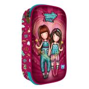 Opakowanie Rozkładany 4-Częściowy Piórnik z Wyposażeniem