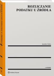 Okładka książki Rozliczanie podatku u źródła