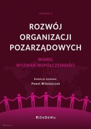Okładka książki Rozwój organizacji pozarządowych wobec wyzwań współczesności (wyd. II)