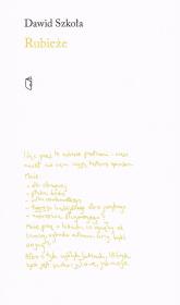 Rubieże. Autor: Szkoła Dawid. Dadada.pl Okładka książki Rubieże