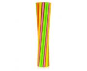 Opakowanie Rurki papierowe fluor mix 6x197mm 250szt