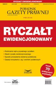 Okładka książki Ryczałt ewidencjonowany Podatki 1/2024