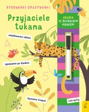 Okładka książki Rysowanki-zmazywanki. Przyjaciele tukana