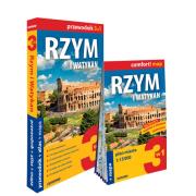 Rzym i Watykan 3w1 przewodnik + atlas + mapa. Autor: Kowalska Kamila, Romanowska Katarzyna. Dadada.pl Okładka książki Rzym i Watykan 3w1 przewodnik + atlas + mapa