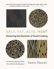 SALT, FAT, ACID, HEAT. Autor: Samin Nosrat. Dadada.pl Okładka książki SALT, FAT, ACID, HEAT