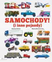 Samochody! (i inne pojazdy). Autor: Bryony Davies. Dadada.pl Okładka książki Samochody! (i inne pojazdy)