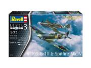 Opakowanie Samolot 1:72 Me BF-109G-10 & Spitfire Mk.V