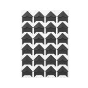 Opakowanie Samoprzylepne narożniki do zdjęć czarne 48szt