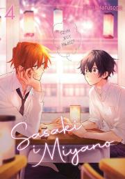 Sasaki i Miyano. Tom 4. Autor: Shou Harusono. Dadada.pl Okładka książki Sasaki i Miyano. Tom 4