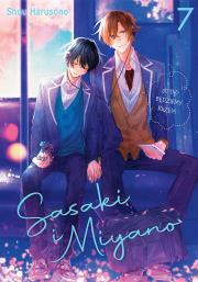 Sasaki i Miyano. Tom 7. Autor: Shou Harusono. Dadada.pl Okładka książki Sasaki i Miyano. Tom 7