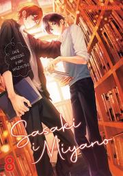 Sasaki i Miyano. Tom 8. Autor: Shou Harusono. Dadada.pl Okładka książki Sasaki i Miyano. Tom 8