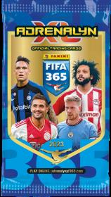 Saszetka 6 kart Fifa 365 Adrenalyn XL 2023. Wydawca: Panini. Dadada.pl Opakowanie Saszetka 6 kart Fifa 365 Adrenalyn XL 2023
