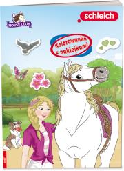 Okładka książki SCHLEICH Horse Club Kolorowanka z naklejkami NA-8402