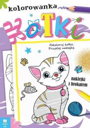 Okładka książki Seria z brokatem Kotki