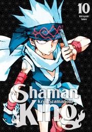 Shaman King. Tom 10. Autor: Hiroyuki Takei. Dadada.pl Okładka książki Shaman King. Tom 10