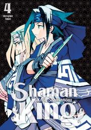 Shaman King. Tom 4. Autor: Hiroyuki Takei. Dadada.pl Okładka książki Shaman King. Tom 4