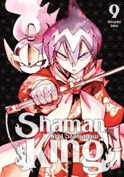 Shaman King. Tom 9. Autor: Hiroyuki Takei. Dadada.pl Okładka książki Shaman King. Tom 9