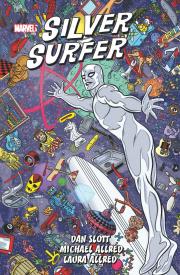 Silver Surfer T.2. Autor: Dan Slott, Michael Allred, Laura Allred, Jacek Żu. Dadada.pl Okładka książki Silver Surfer T.2