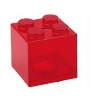 Opakowanie Skarbonka klocek czerwona