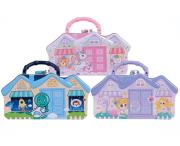 Opakowanie Skarbonka metalowa domek MIX