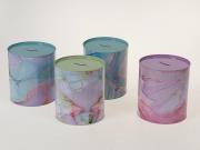 Opakowanie Skarbonka metalowa Marmur MIX