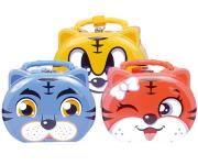 Opakowanie Skarbonka metalowa z motywem tygrysa MIX