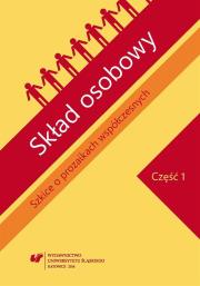 Skład osobowy. Szkice o prozaikach... cz.1. Autor: red. Agnieszka Nęcka, Dariusz Nowacki, Jolanta Pa. Dadada.pl Okładka książki Skład osobowy. Szkice o prozaikach... cz.1