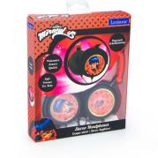 Opakowanie Składane słuchawki przewodowe stereo Miraculous z głośnością bezpieczną dla dzieci  Lexibook HP015MI