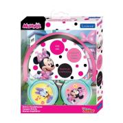 Opakowanie Składane słuchawki przewodowe stereo myszka minnie z głośnością bezpieczną dla dzieci Lexibook HP010MN