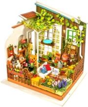 Opakowanie Składany Drewniany Model LED - Ogród