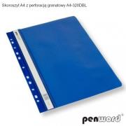 Opakowanie Skoroszyt A4 z perforacją granat (20szt)
