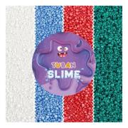 Opakowanie Slime brokat mineralny 4 kolory 12g TUBAN