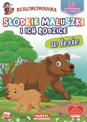 Słodkie maluszki i ich rodzice. W lesie. Autor: HUBERT WŁODARCZYK. Dadada.pl Okładka książki Słodkie maluszki i ich rodzice. W lesie