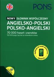 Słownik współczesny ang-pol, pol-ang PONS. Autor: Opracowanie zbiorowe. Dadada.pl Okładka książki Słownik współczesny ang-pol, pol-ang PONS
