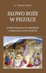 Słowo Boże w pigułce. Autor: Wojciech Kardyś. Dadada.pl Okładka książki Słowo Boże w pigułce