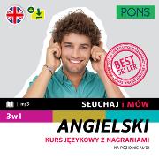 Okładka książki Słuchaj i mów. Angielski A1/B1 3w1 w.2