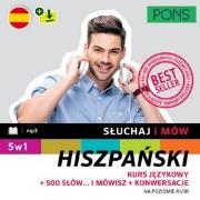 Okładka książki Słuchaj i mów. Hiszpański A1/B1 5w1 w.2