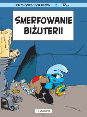 Smerfowanie biżuterii. Smerfy. Autor: Peyo. Dadada.pl Okładka książki Smerfowanie biżuterii. Smerfy