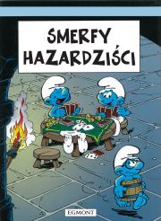 Smerfy hazardziści. Smerfy Komiks. Autor: Peyo. Dadada.pl Okładka książki Smerfy hazardziści. Smerfy Komiks
