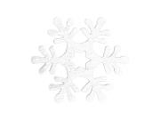 Opakowanie Śnieżynka biała dekoracja drewniana 2cm 24szt