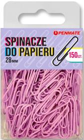 Opakowanie Spinacze do papieru Penmate Fiołkowe 28 mm TT8314