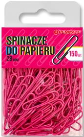 Opakowanie Spinacze do papieru Penmate Różowe 28 mm TT8315